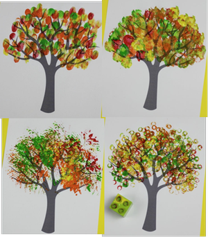 Toddler Fall Trees a